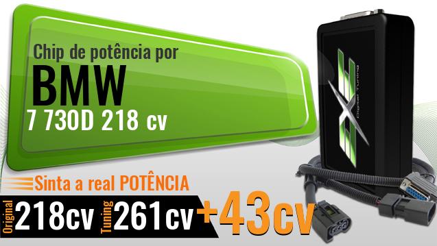 Chip de potência Bmw 7 730D 218 cv
