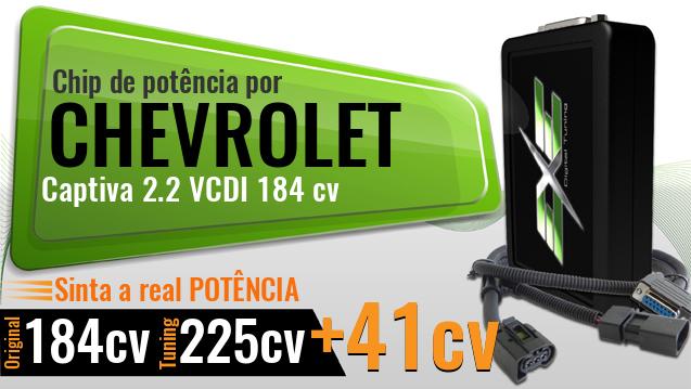 Chip de potência Chevrolet Captiva 2.2 VCDI 184 cv