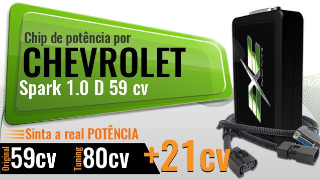 Chip de potência Chevrolet Spark 1.0 D 59 cv