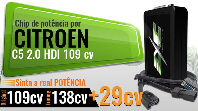 Chip de potência Citroen C5 2.0 HDI 109 cv Chip de potência Citroen C5 2.0 HDI 109 cv