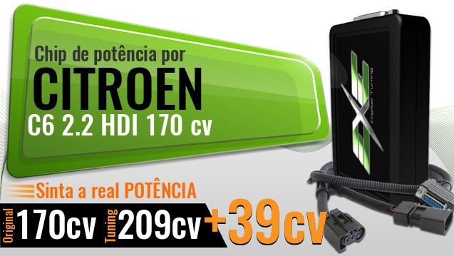 Chip de potência Citroen C6 2.2 HDI 170 cv Chip de potência Citroen C6 2.2 HDI 170 cv