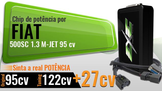 Chip de potência Fiat 500SC 1.3 M-JET 95 cv
