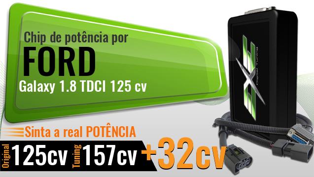 Chip de potência Ford Galaxy 1.8 TDCI 125 cv