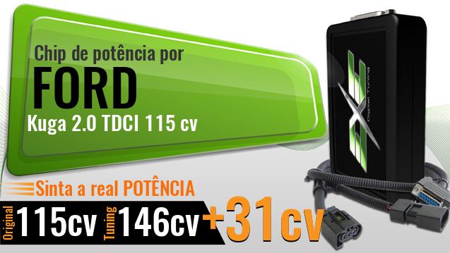 Chip de potência Ford Kuga 2.0 TDCI 115 cv
