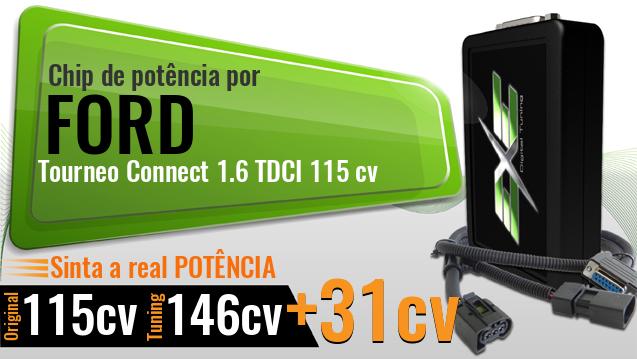 Chip de potência Ford Tourneo Connect 1.6 TDCI 115 cv
