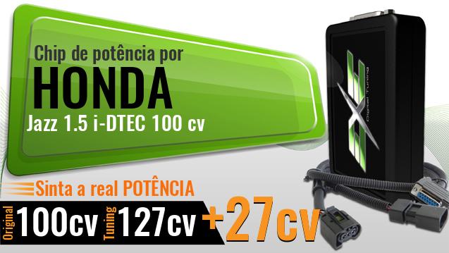 Chip de potência Honda Jazz 1.5 i-DTEC 100 cv