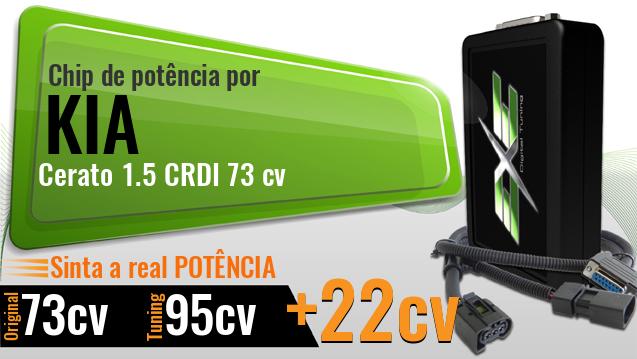Chip de potência Kia Cerato 1.5 CRDI 73 cv