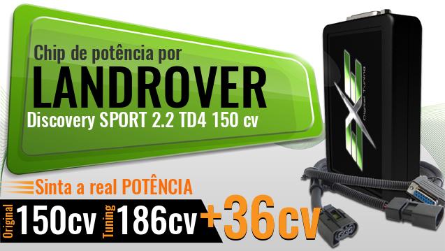 Chip de potência Landrover Discovery SPORT 2.2 TD4 150 cv