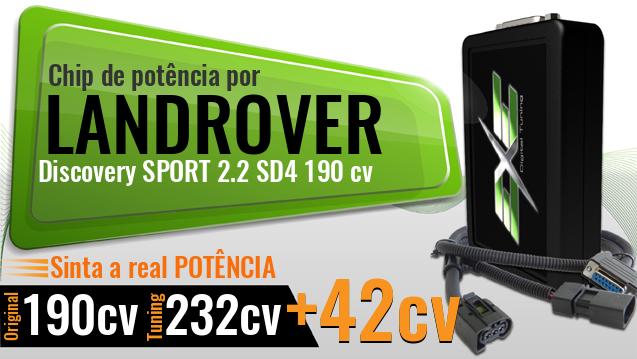 Chip de potência Landrover Discovery SPORT 2.2 SD4 190 cv