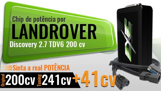 Chip de potência Landrover Discovery 2.7 TDV6 200 cv