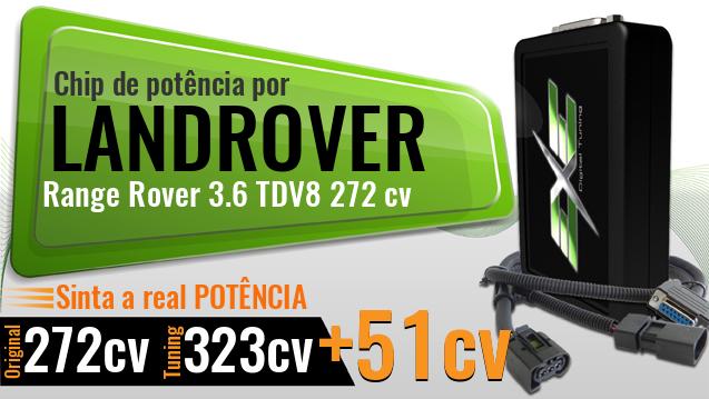 Chip de potência Landrover Range Rover 3.6 TDV8 272 cv Chip de potência Landrover Range Rover 3.6 TDV8 272 cv