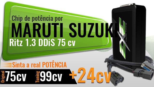 Chip de potência Maruti Suzuki Ritz 1.3 DDiS 75 cv
