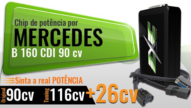 Chip de potência Mercedes B 160 CDI 90 cv