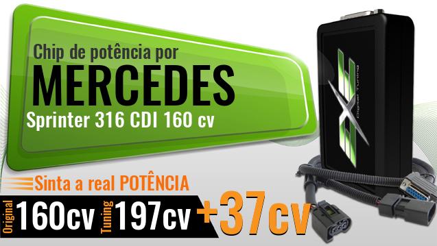 Chip de potência Mercedes Sprinter 316 CDI 160 cv Chip de potência Mercedes Sprinter 316 CDI 160 cv