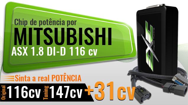 Chip de potência Mitsubishi ASX 1.8 DI-D 116 cv