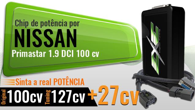 Chip de potência Nissan Primastar 1.9 DCI 100 cv Chip de potência Nissan Primastar 1.9 DCI 100 cv