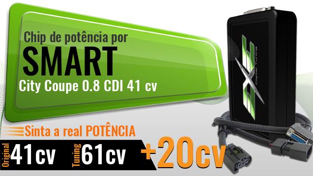 Chip de potência Smart City Coupe 0.8 CDI 41 cv