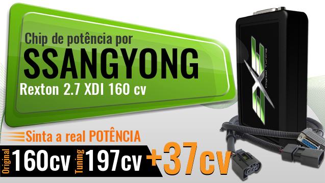 Chip de potência Ssangyong Rexton 2.7 XDI 160 cv