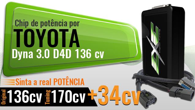Chip de potência Toyota Dyna 3.0 D4D 136 cv