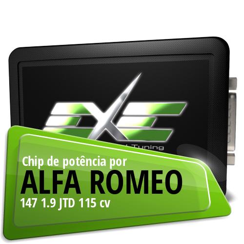 Chip de potência Alfa Romeo 147 1.9 JTD 115 cv