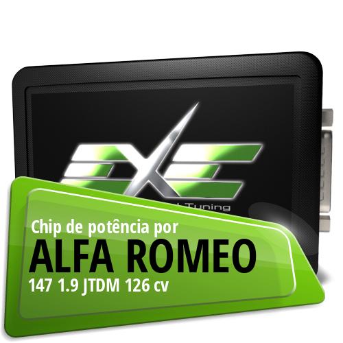 Chip de potência Alfa Romeo 147 1.9 JTDM 126 cv