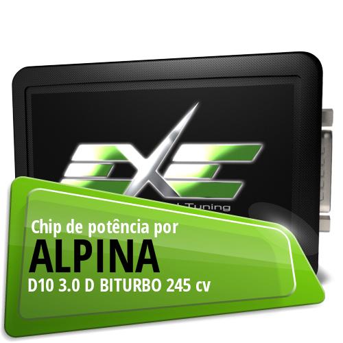 Chip de potência Alpina D10 3.0 D BITURBO 245 cv