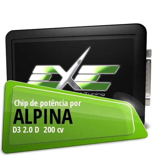 Chip de potência Alpina D3 2.0 D 200 cv