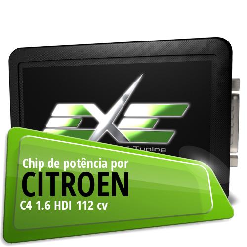 Chip de potência Citroen C4 1.6 HDI 112 cv