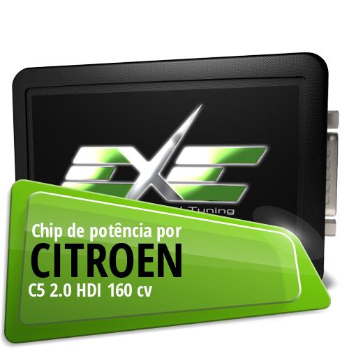 Chip de potência Citroen C5 2.0 HDI 160 cv