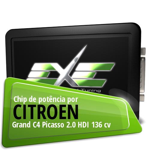Chip de potência Citroen Grand C4 Picasso 2.0 HDI 136 cv