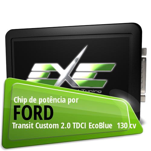 Chip de potência Ford Transit Custom 2.0 TDCI EcoBlue 130 cv