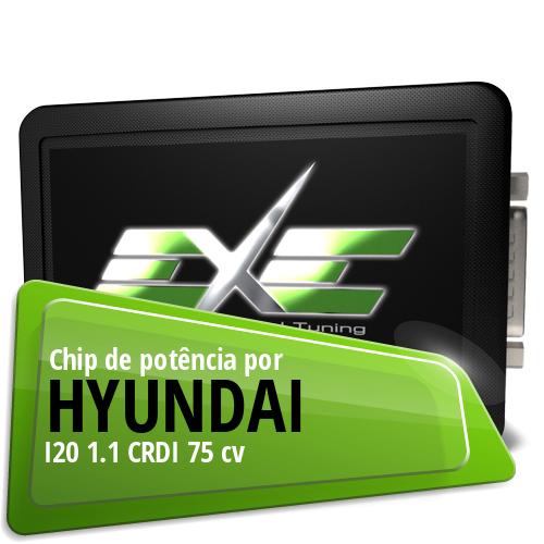 Chip de potência Hyundai I20 1.1 CRDI 75 cv