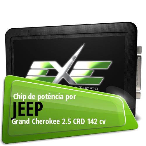 Chip de potência Jeep Grand Cherokee 2.5 CRD 142 cv