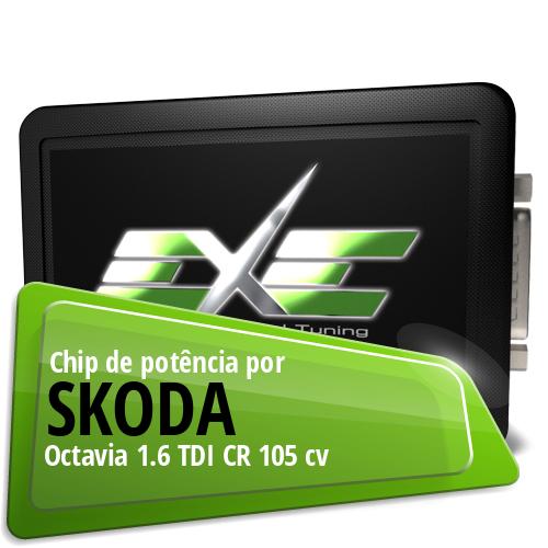 Chip de potência Skoda Octavia 1.6 TDI CR 105 cv