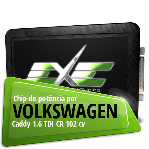 Chip de potência Volkswagen Caddy 1.6 TDI CR 102 cv