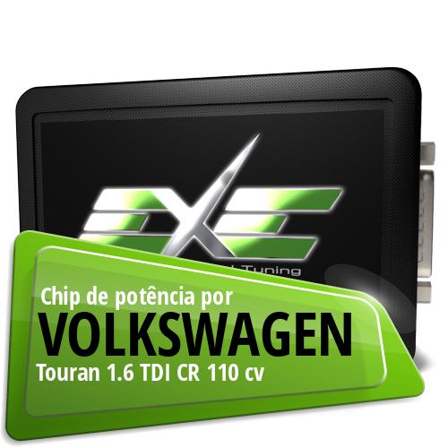 Chip de potência Volkswagen Touran 1.6 TDI CR 110 cv